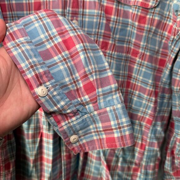J. Crew Sporting Goods Cotton Plaid Flannel Shirt Women's Size Small - Picture 3 of 6